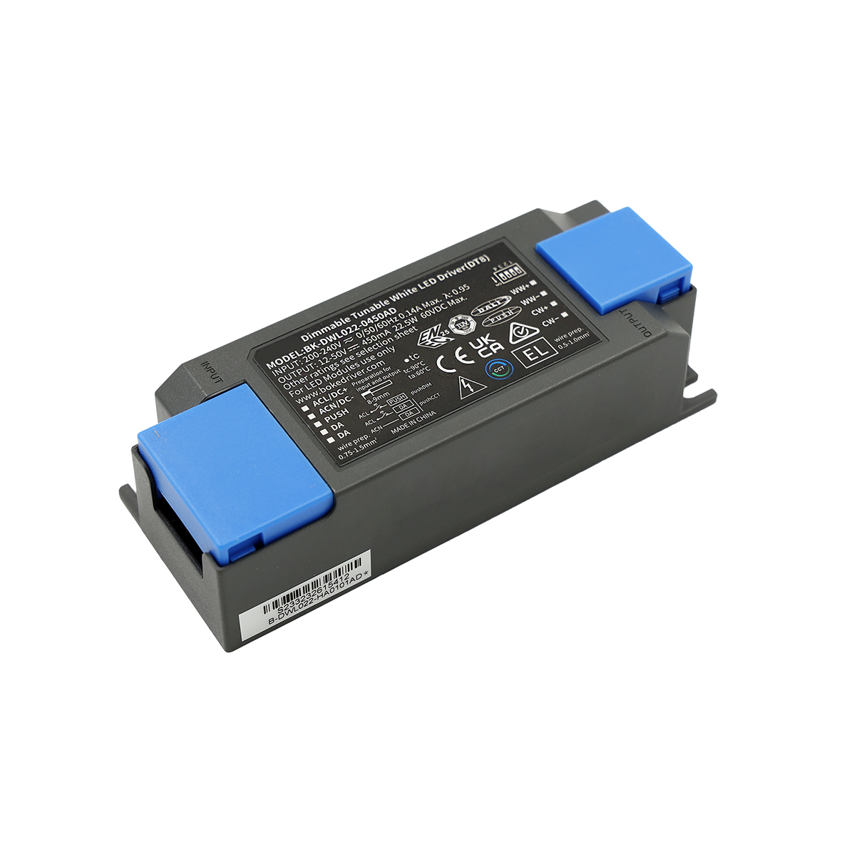 8999011353_EL-22 Uni 225-600 TUN-2CH dim Dali-2 push